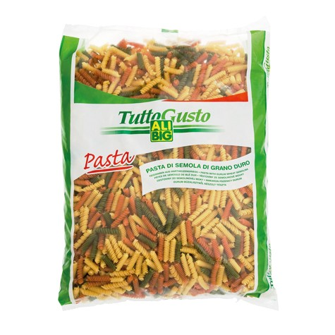HUGLI MAKARON ŚWIDERKI TRÓJKOLOROWE 5kg/2
