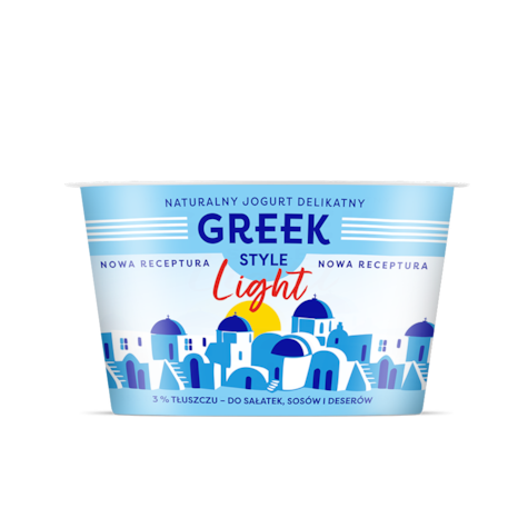 TEMAR JOGURT GREEK STYLE LIGHT 180g/12