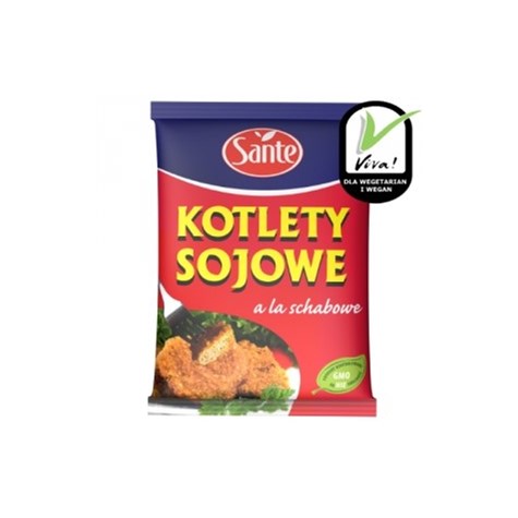 SANTE KOTLETY SOJOWE 100g (16) a'la schabowy