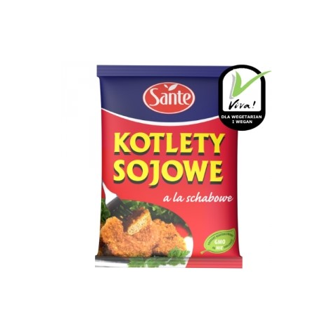 SANTE KOTLETY SOJOWE 100g (16) a'la schabowy