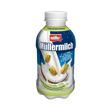 MULLER MILK KOKOS-PISTACJA 400ml/12