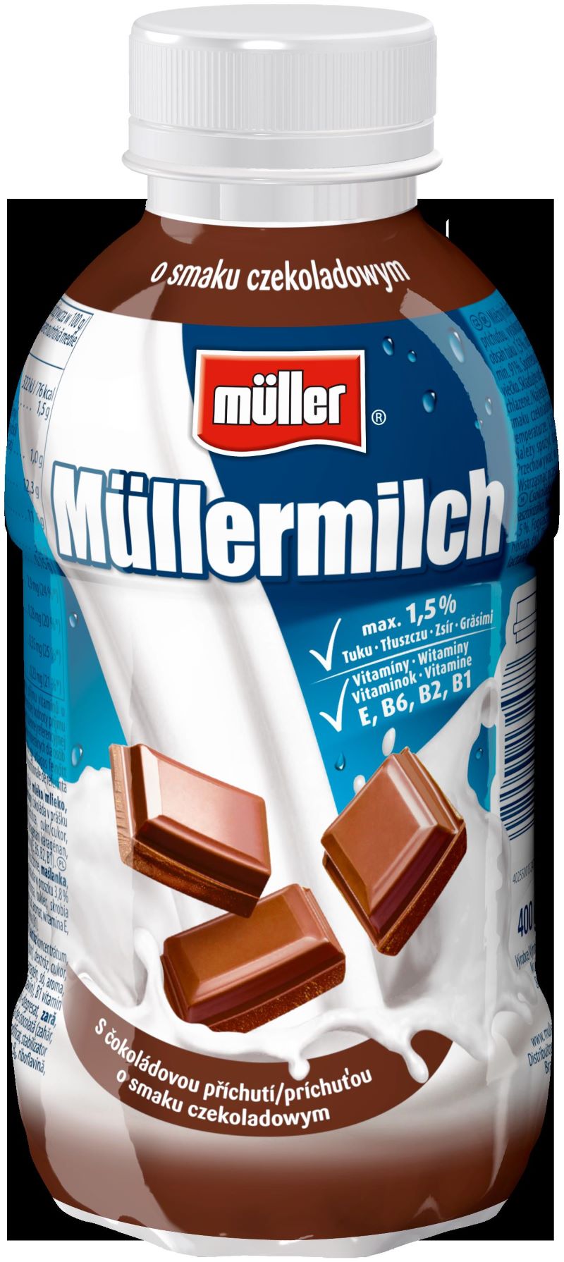 MULLER MILK CZEKOLADA 400ml/12