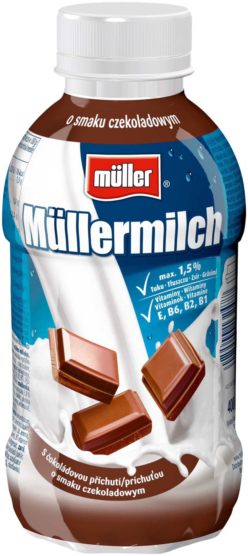 MULLER MILK CZEKOLADA 400ml/12