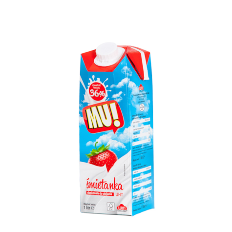 MU ŚMIETANKA UHT 1L 36% (12)