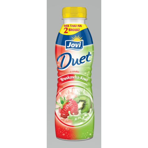 JOVI NAPÓJ JOGURTOWY DUET TRUSKAWKA-KIWI 350g/12