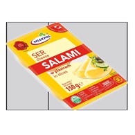 MLEKPOL SER PLASTRY 150g SALAMI (12)