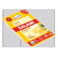 MLEKPOL SER PLASTRY 150g SALAMI (12)