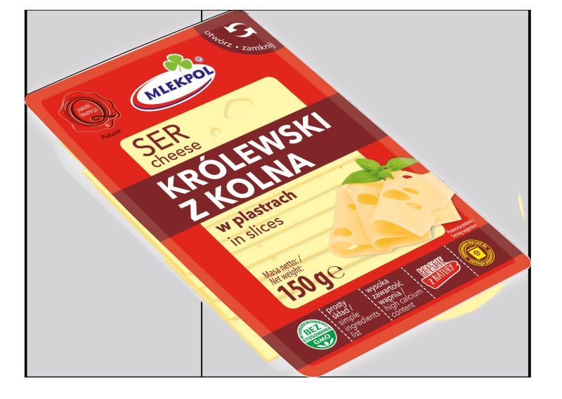 MLEKPOL SER PLASTRY 150g KRÓLEWSKI (12)