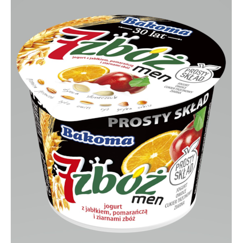 BAKOMA 7 ZBÓŻ MEN JABŁKO-POMAR 300g/12