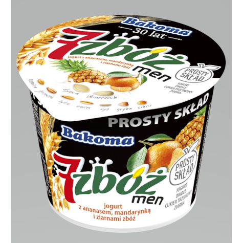 BAKOMA 7 ZBÓŻ MEN ANANAS-MANDAR 300g/12