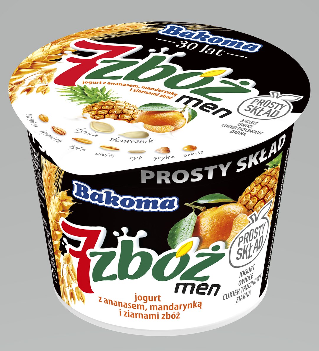 BAKOMA 7 ZBÓŻ MEN ANANAS-MANDAR 300g/12