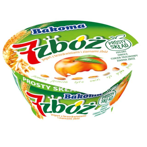 BAKOMA 7 ZBÓŻ 140g BRZOSKWINIA (12)