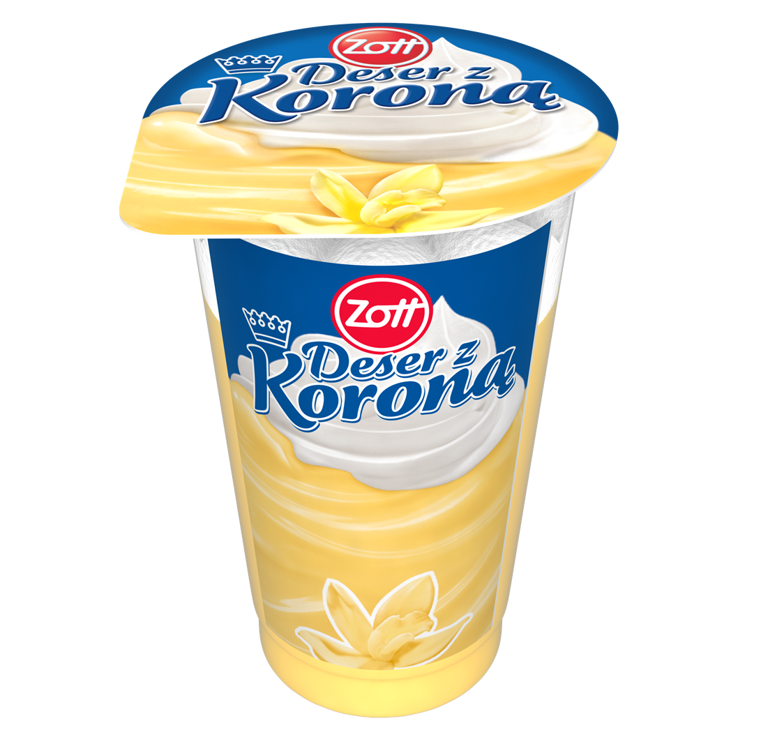 ZOTT DESER Z KORONĄ WANILIA 175g/24