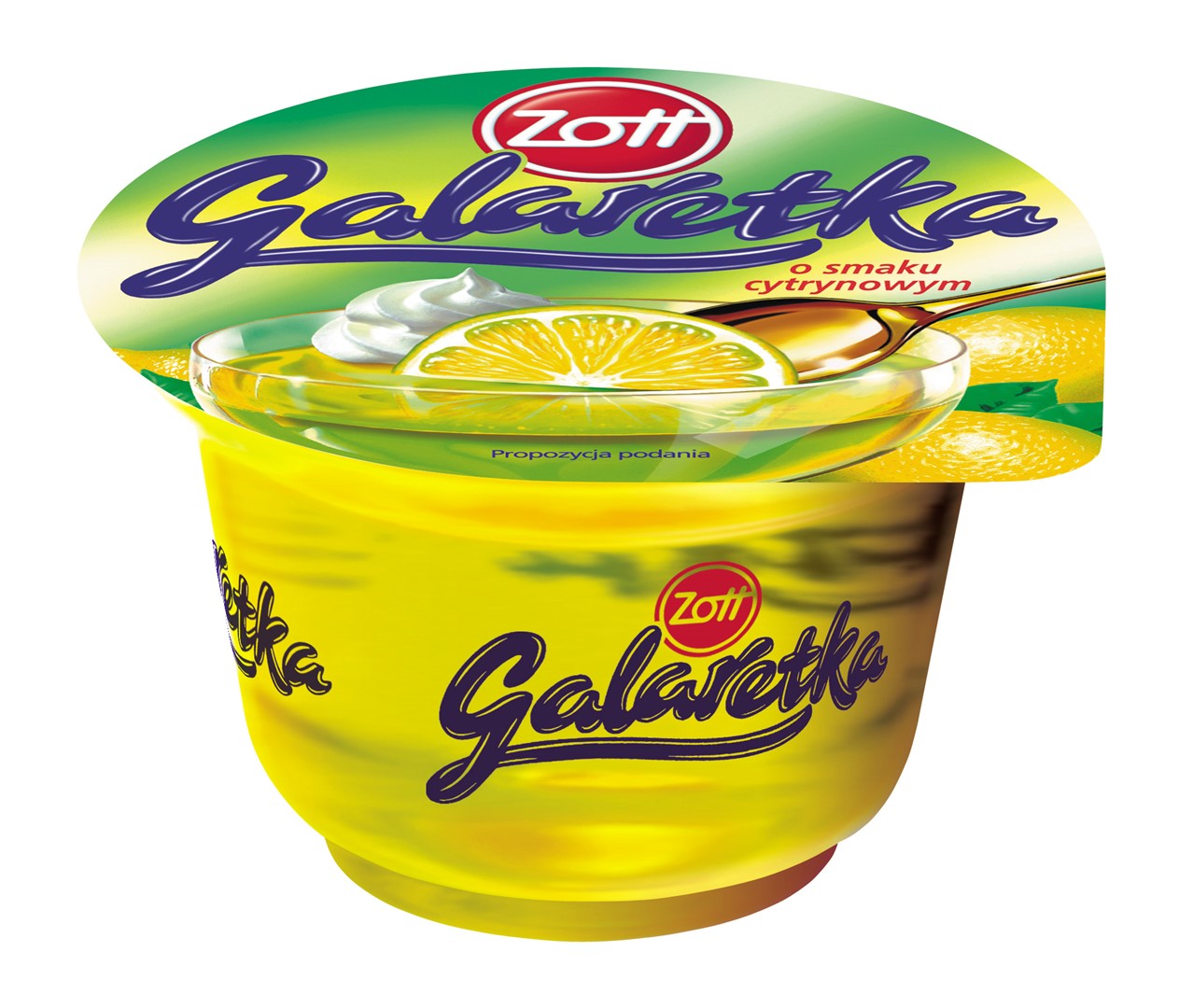 ZOTT GALARETKA CYTRYNA 175g/12