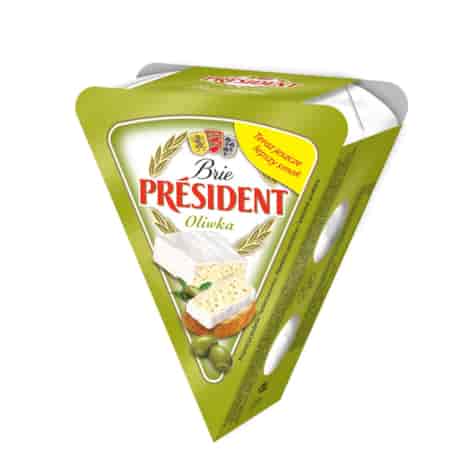 PRESIDENT BRIE 125g OLIWKA (12)