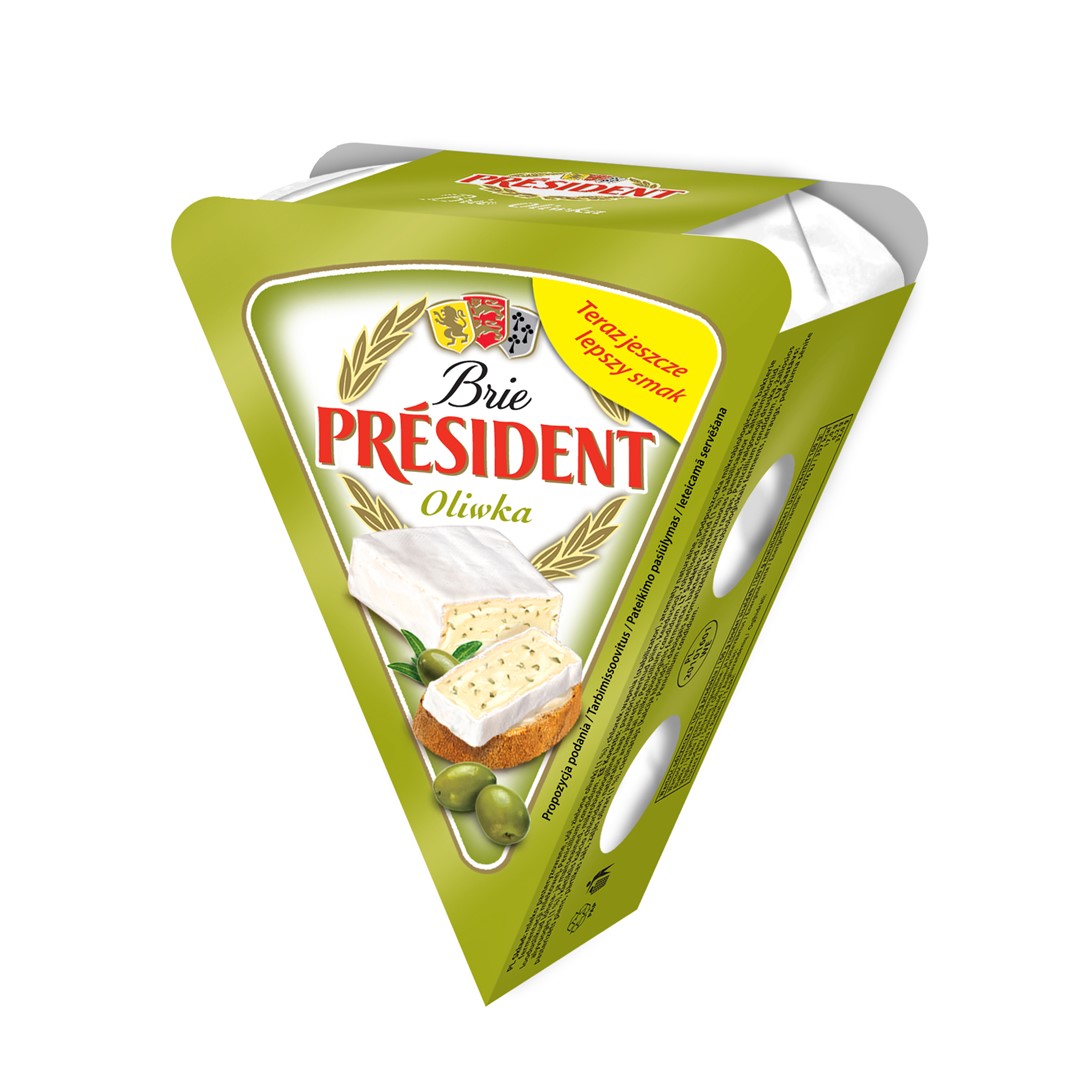 PRESIDENT BRIE 125g OLIWKA (12)