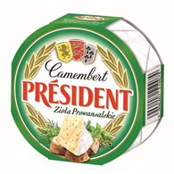 PRESIDENT CAMEMBERT 120g ZIOŁA PROWANSALSKIE (16)