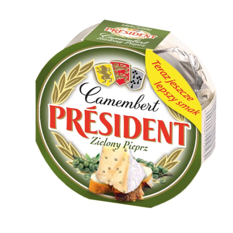 PRESIDENT CAMEMBERT 120g ZIELONY PIEPRZ (16)