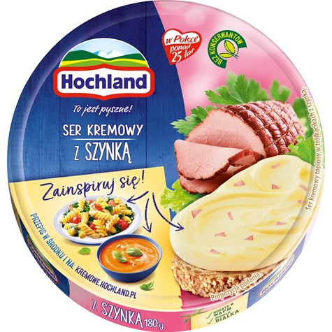 HOCHLAND KRĄŻEK SZYNKA 180g/10