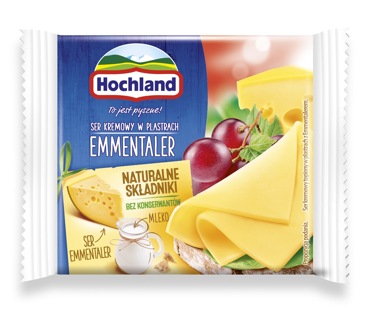 HOCHLAND PLASTRY TOPIONE EMMENTALER 130g/10