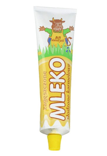 GOSTYŃ MLEKO TUBA KARMEL 150g/20 żółte