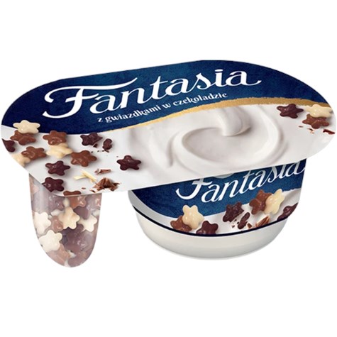DANONE FANTASIA GWIAZDKI W CZEKOLADZIE 102g/12