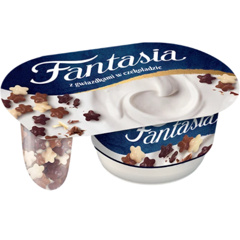 DANONE FANTASIA GWIAZDKI W CZEKOLADZIE 102g/12