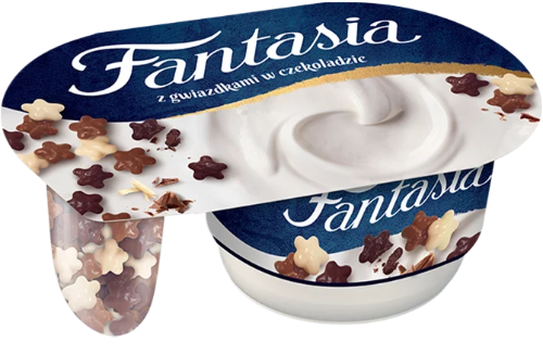 DANONE FANTASIA GWIAZDKI W CZEKOLADZIE 102g/12