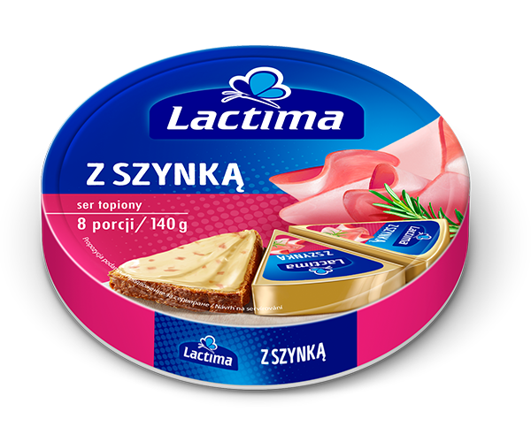 LACTIMA TOPIONE KRĄŻKI SZYNKA 140g/24