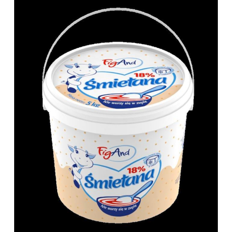 FIGAND ŚMIETANA 5L 18%