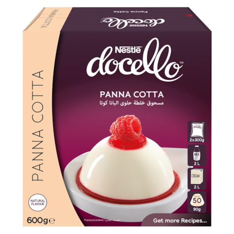 NESTLE DOCELLO PANNA COTTA 2x300g/6 proszek