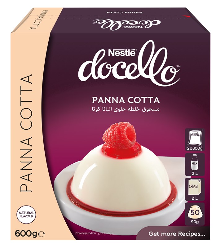 NESTLE DOCELLO PANNA COTTA 2x300g/6 proszek