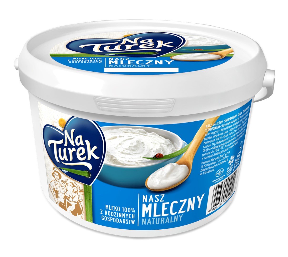 TUREK NaTurek Nasz MLECZNY 3kg NATURALNY