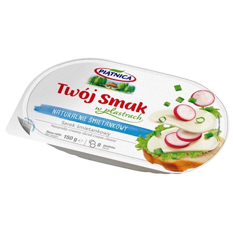 PIĄTNICA TWÓJ SMAK PLASTRY ŚMIETANKOWY 150g/10