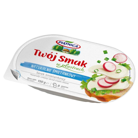 PIĄTNICA TWÓJ SMAK PLASTRY ŚMIETANKOWY 150g/10