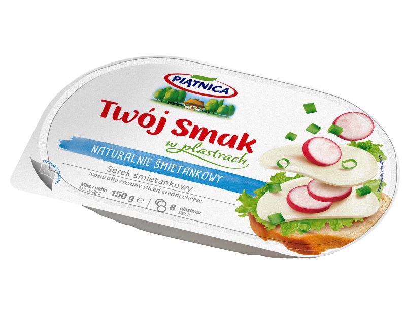 PIĄTNICA TWÓJ SMAK PLASTRY ŚMIETANKOWY 150g/10