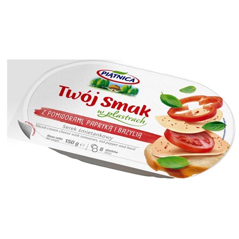 PIĄTNICA TWÓJ SMAK PLASTRY PAPR POMID BAZ 150g/10