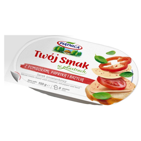 PIĄTNICA TWÓJ SMAK PLASTRY PAPR POMID BAZ 150g/10