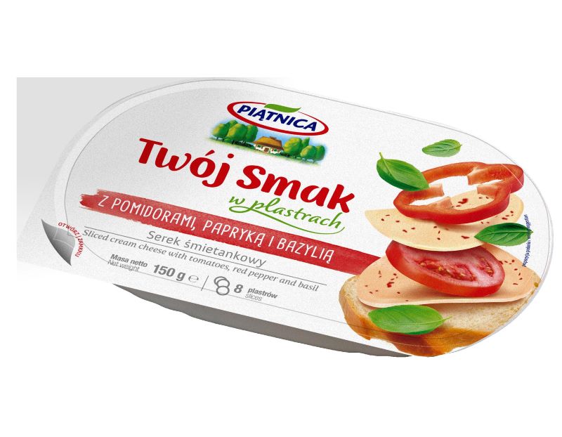 PIĄTNICA TWÓJ SMAK PLASTRY PAPR POMID BAZ 150g/10