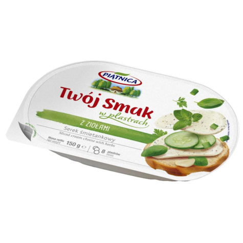 PIĄTNICA TWÓJ SMAK PLASTRY Z ZIOŁAMI 150g/10