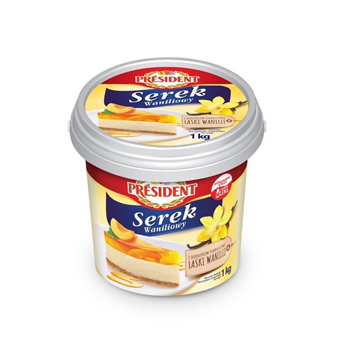 PRESIDENT SER WANILIA 1kg/6 wiaderko