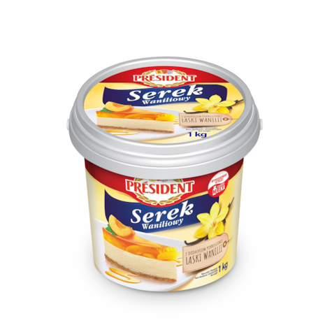 PRESIDENT SER WANILIA 1kg/6 wiaderko