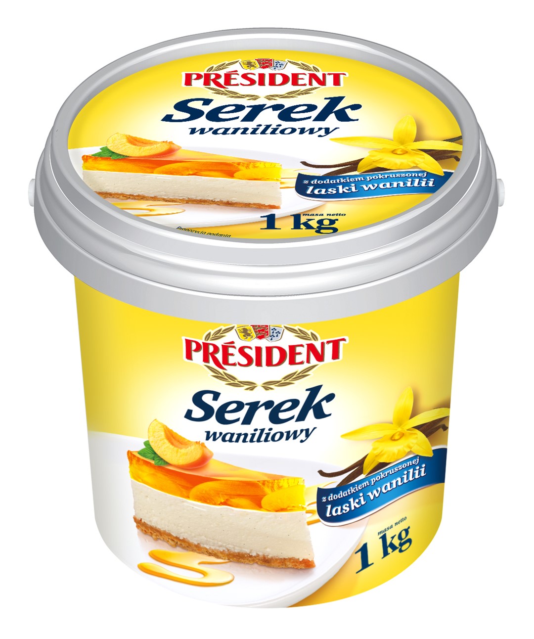 PRESIDENT SER WANILIA 1kg/6 wiaderko