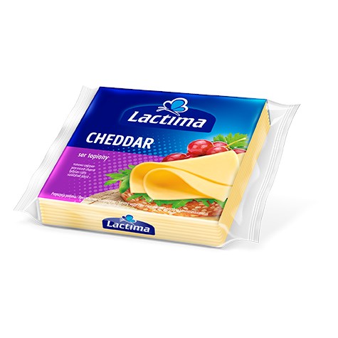 LACTIMA SER TOPIONY PLASTRY 130g CHEDDAR (10)