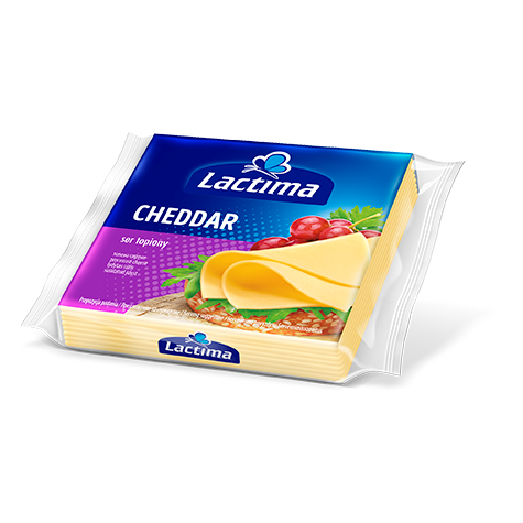 LACTIMA SER TOPIONY PLASTRY 130g CHEDDAR (10)