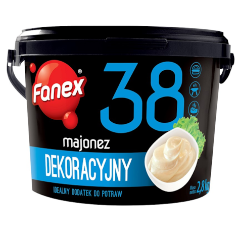 FANEX MAJONEZ 2,8kg DEKORACYJNY