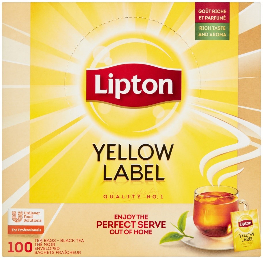 LIPTON HERBATA YELLOW LABEL 100szt./12 koperta