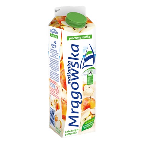 MRĄGOWSKA MAŚLANKA OW PIECZONE JABŁKA 1L/6