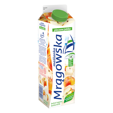 MRĄGOWSKA MAŚLANKA OW PIECZONE JABŁKA 1L/6