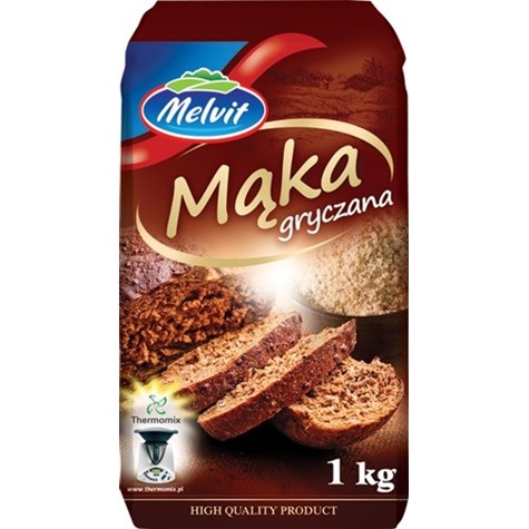 MELVIT MĄKA GRYCZANA 1kg/10